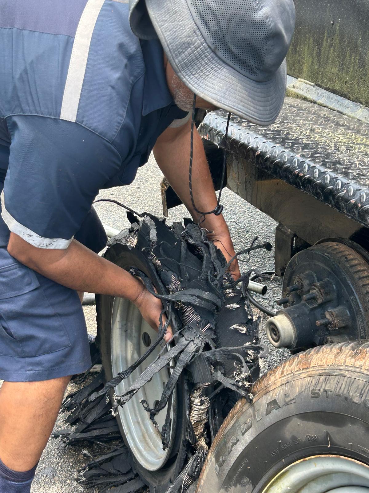 Tire replacement on-site